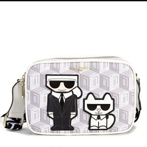 KARL LAGERFELD PARIS
Maybelle Geometric Pattern Crossbody